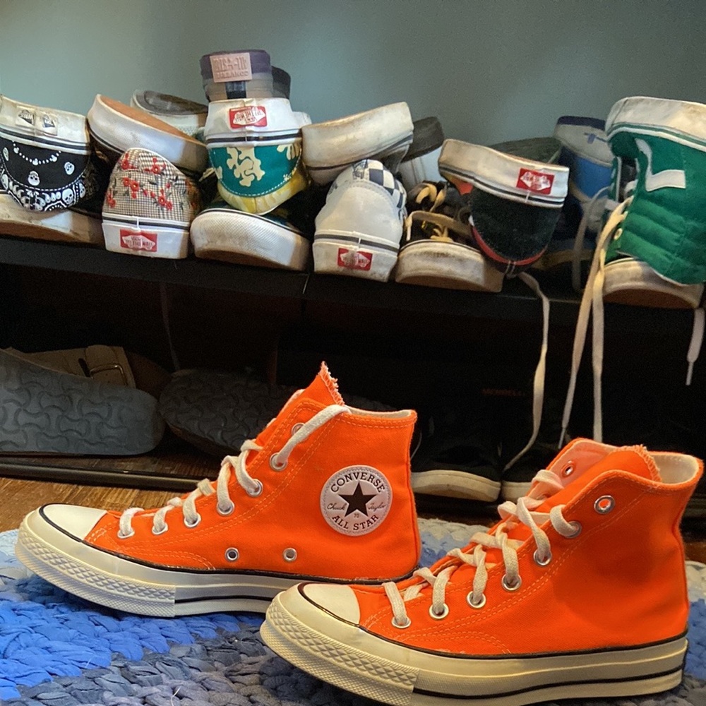 orange converse chuck 70